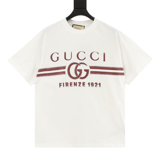 Gucci Gradient Belt Print T-Shirt front view