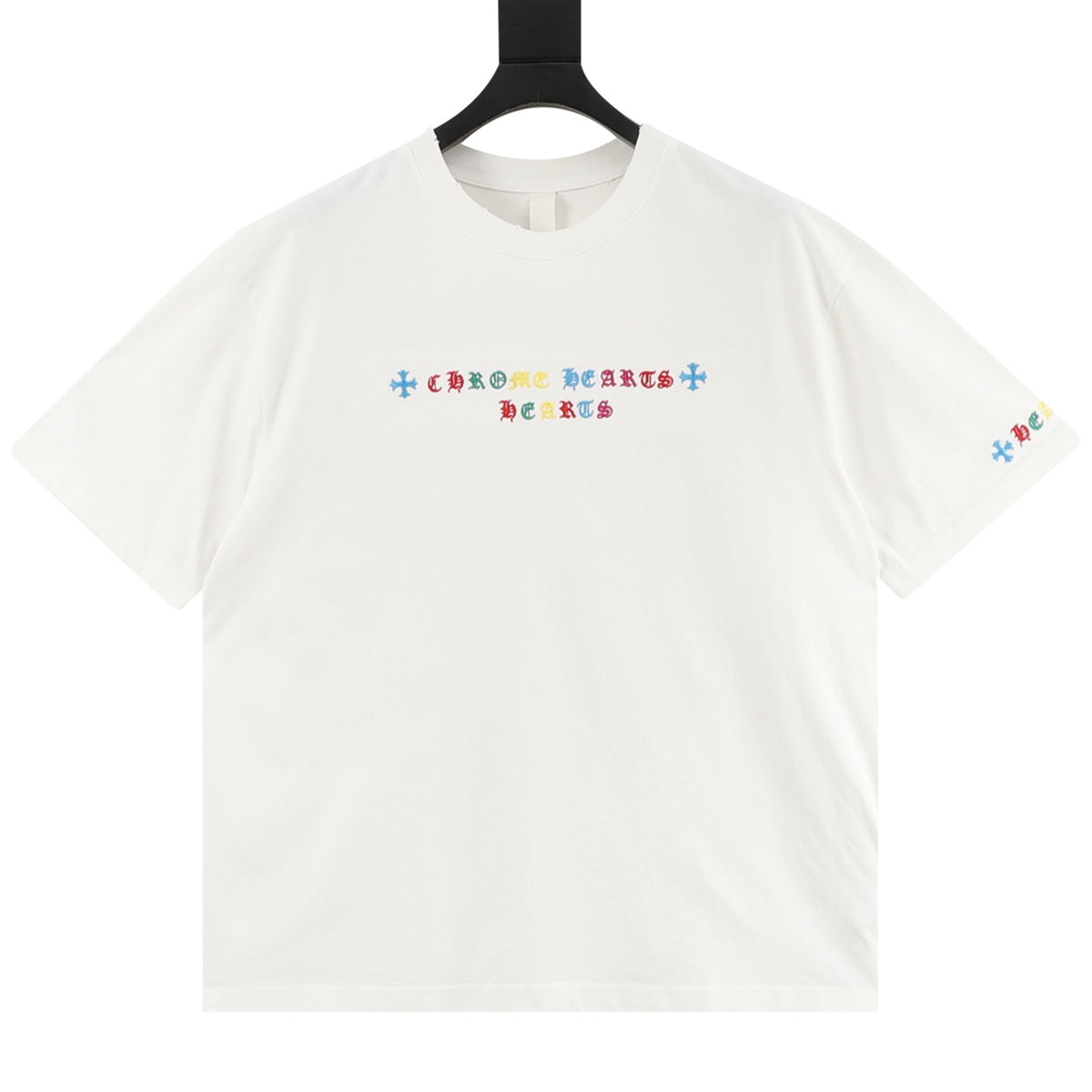 Chrome Hearts Multicolor Logo Print T-Shirt front view