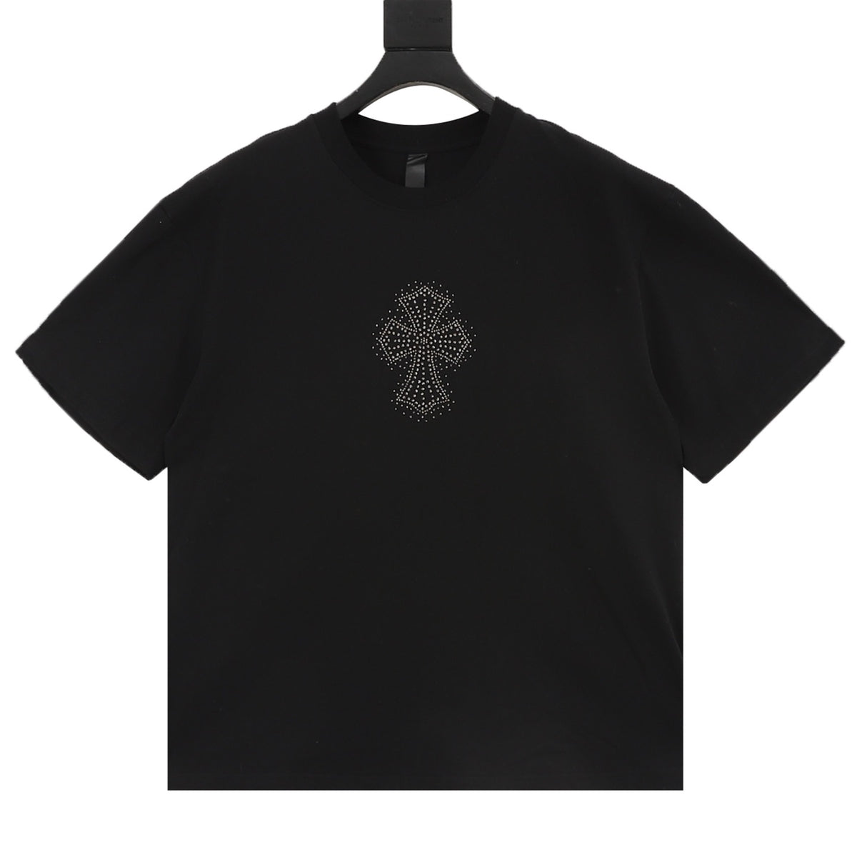 Chrome Hearts Rhinestone Cross T-Shirt front view