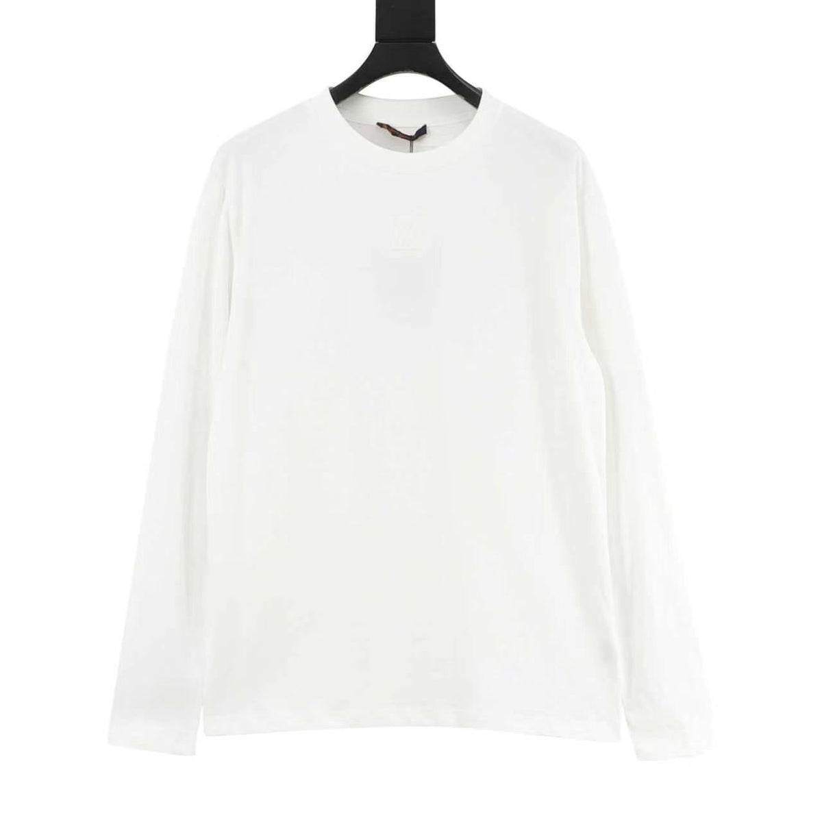 Louis Vuitton Embossed Logo Long-Sleeve T-Shirt - White front view