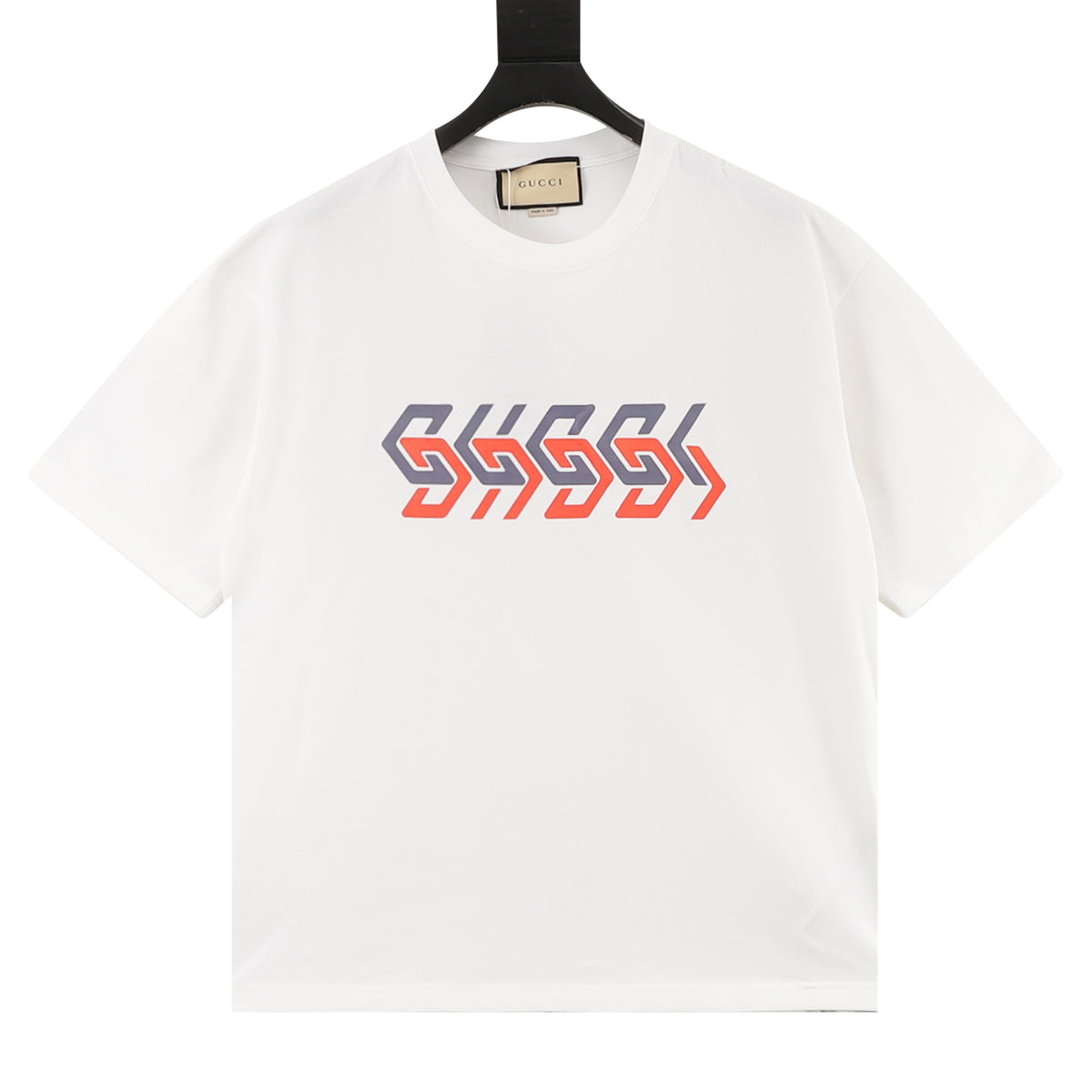 Gucci Interlocking Double G Print T-Shirt front view