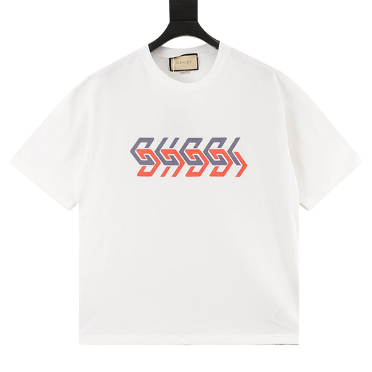 Gucci Interlocking Double G Print T-Shirt front view