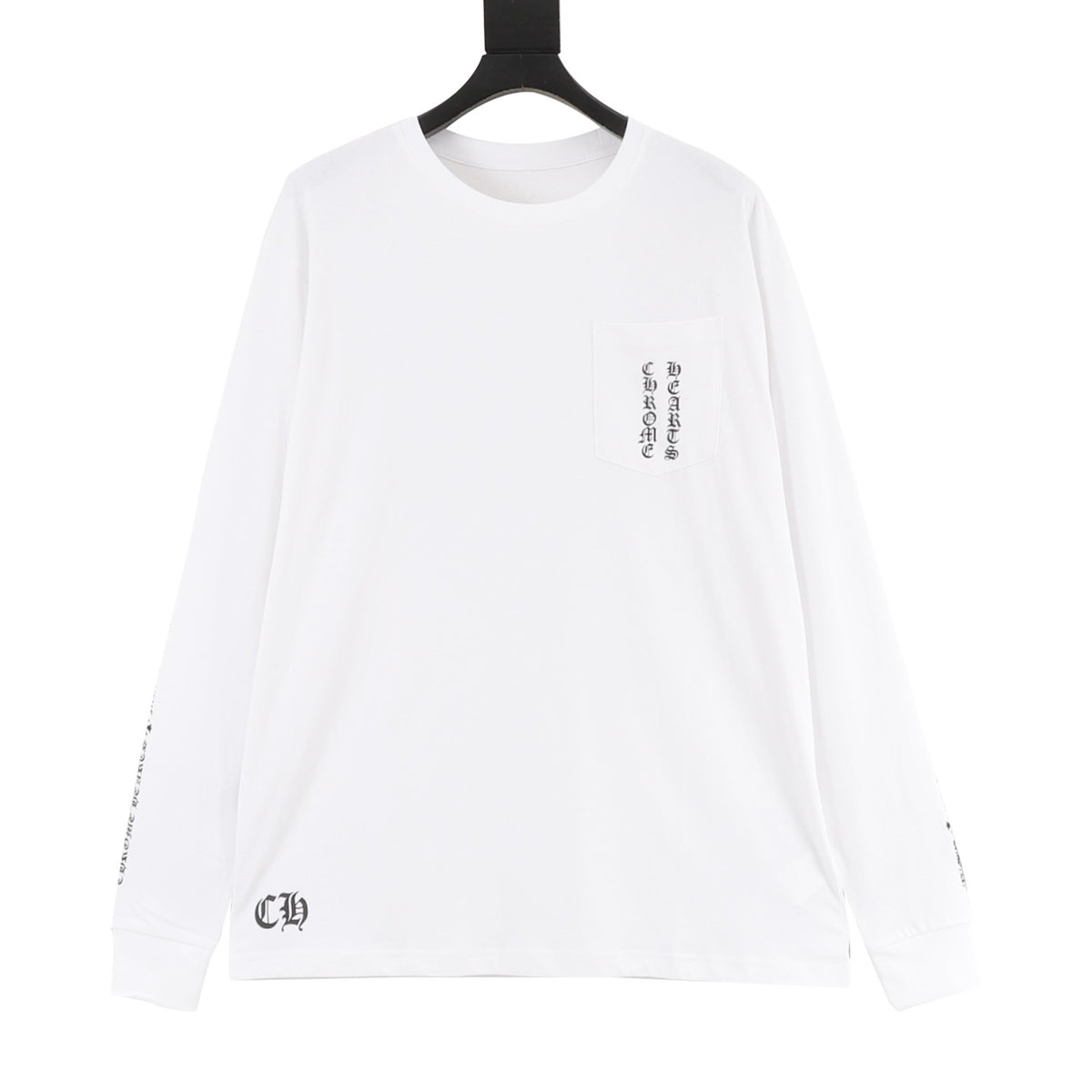 Chrome Hearts Floral Cross Print Long-Sleeve T-Shirt front view