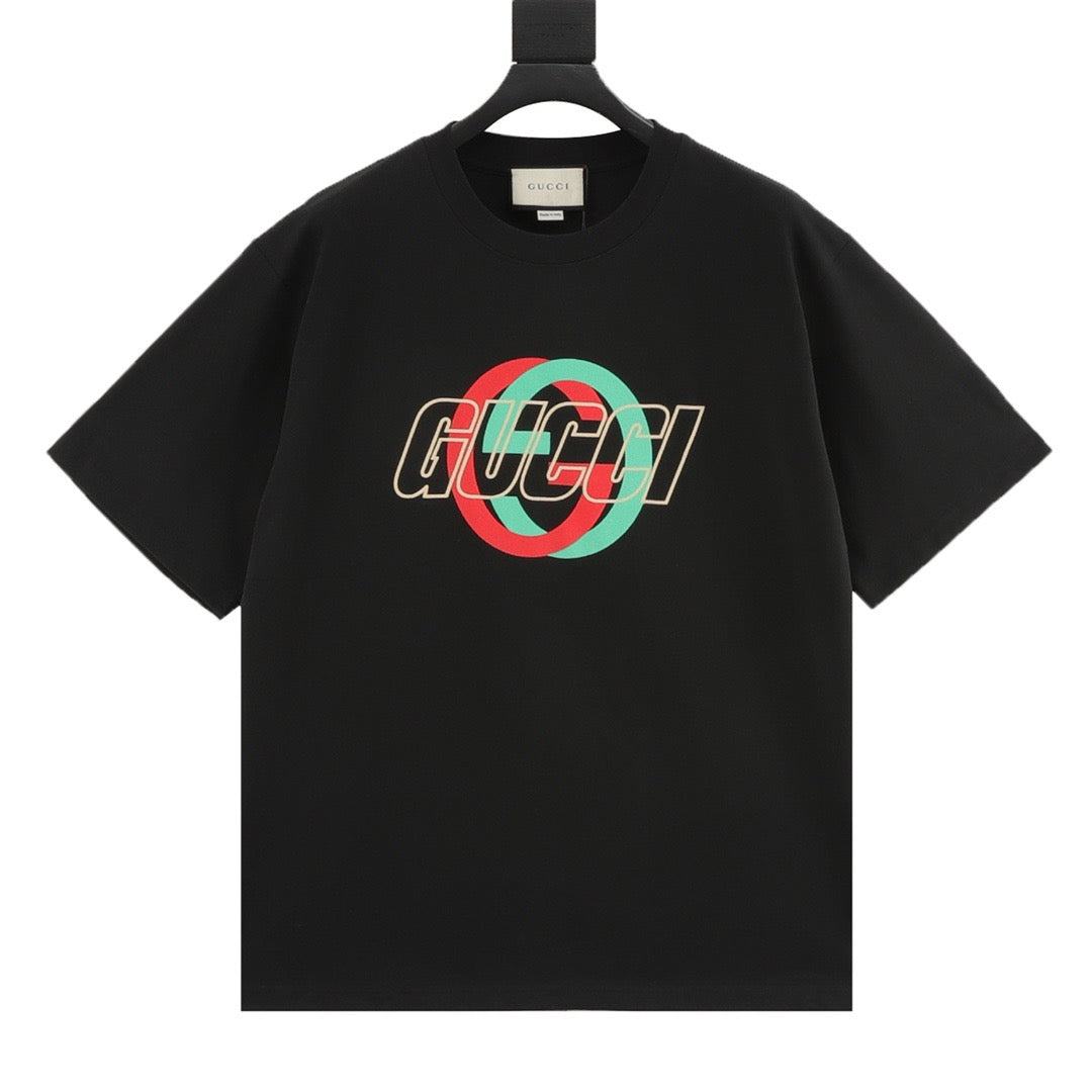 Gucci Interlocking G Puff-Print T-Shirt front view