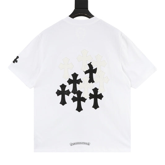 Chrome Hearts Gothic Script Cross T-Shirt front view