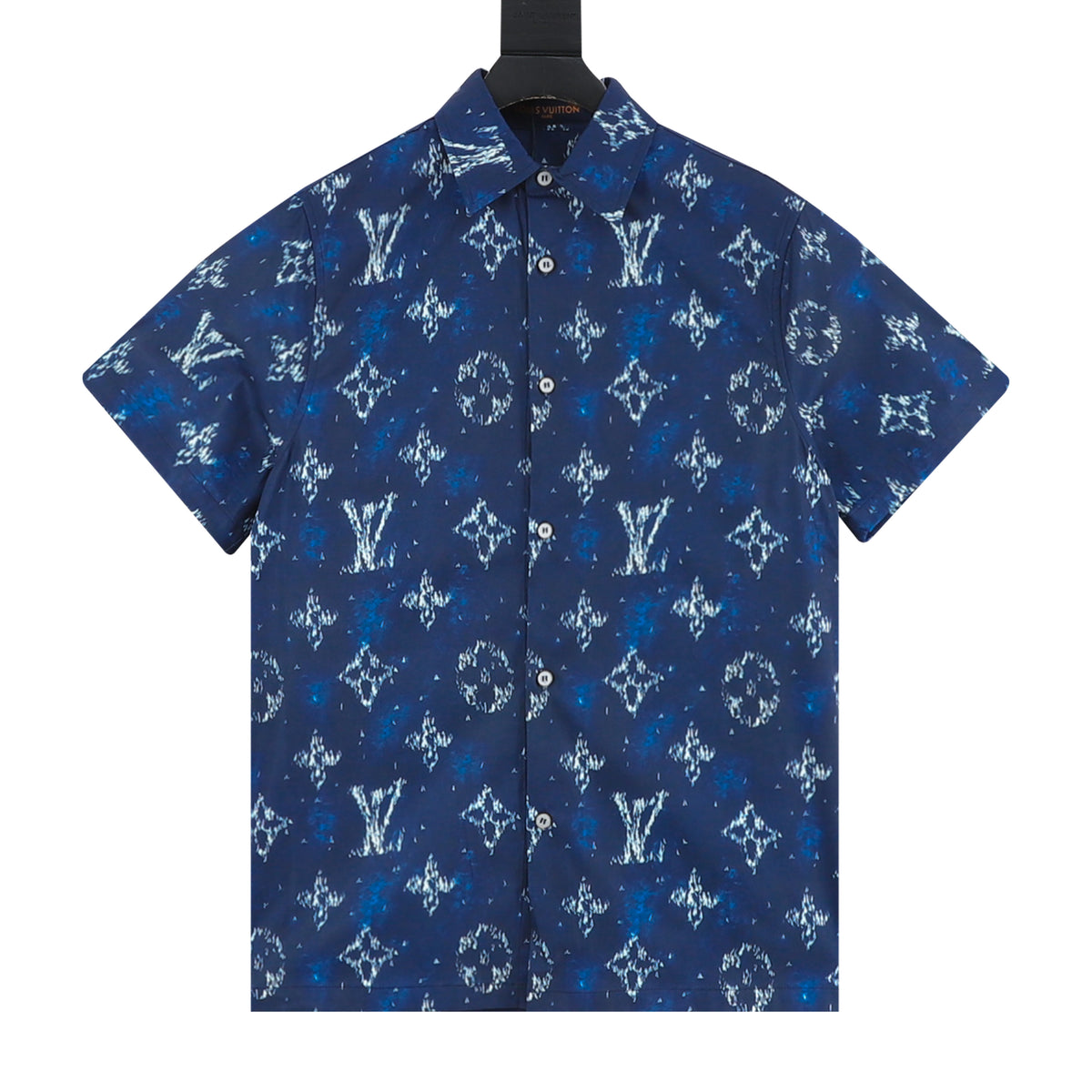 Louis Vuitton All-Over Monogram Short-Sleeve Shirt front view