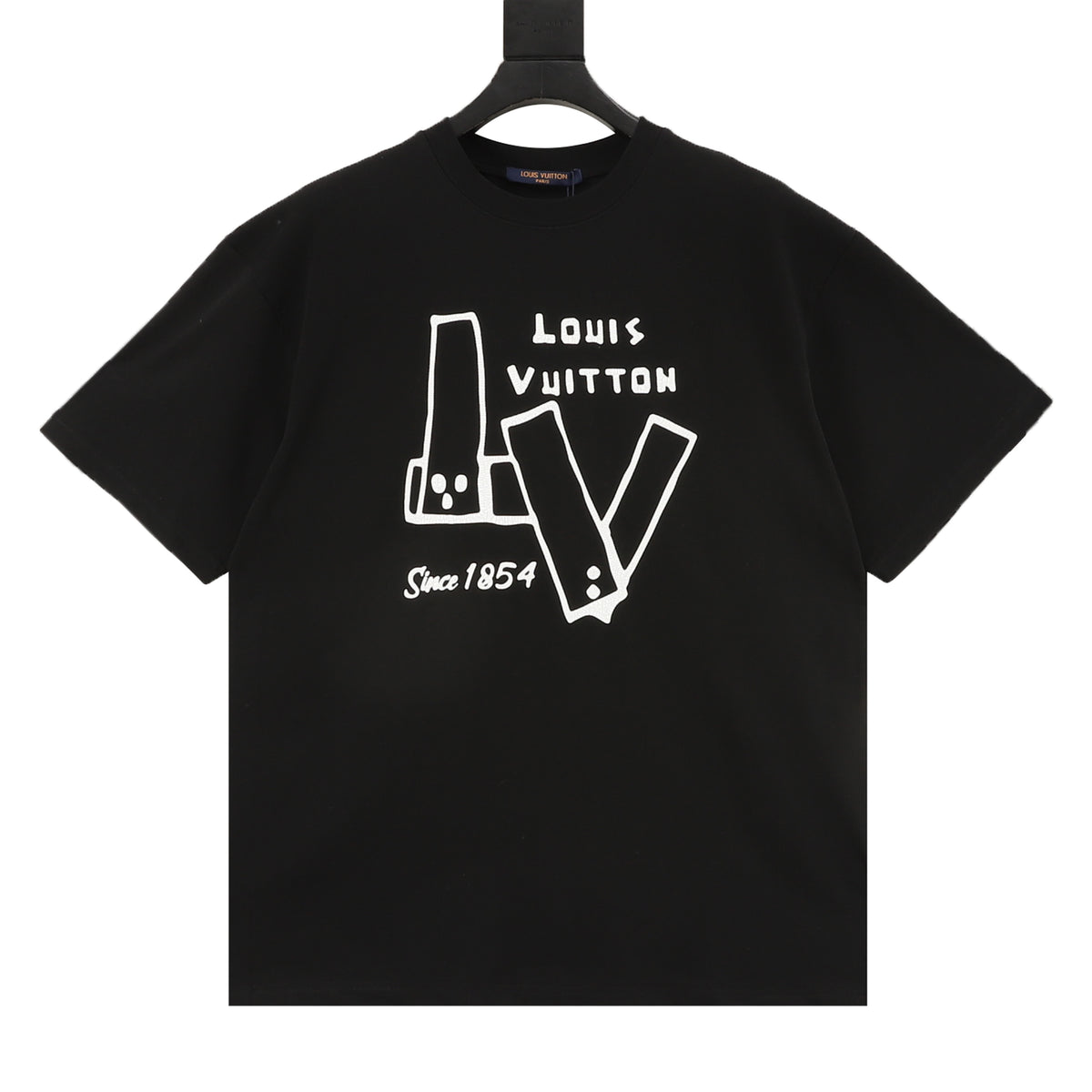 Louis Vuitton Building-Block Print T-Shirt front view