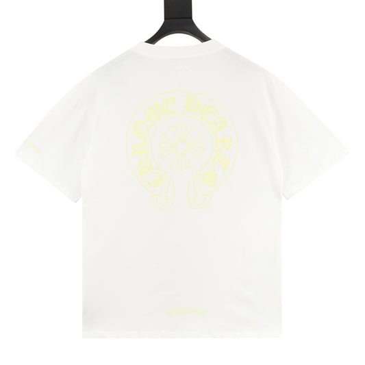 Chrome Hearts Golden Horseshoe Print T-Shirt front view