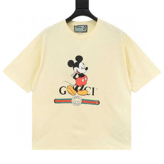 Gucci x Disney Mickey Print T-Shirt front view