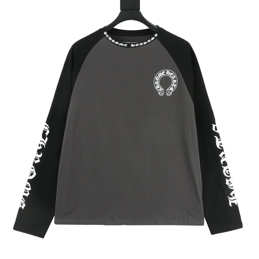 Chrome Hearts Horseshoe Panel Long-Sleeve T-Shirt front view