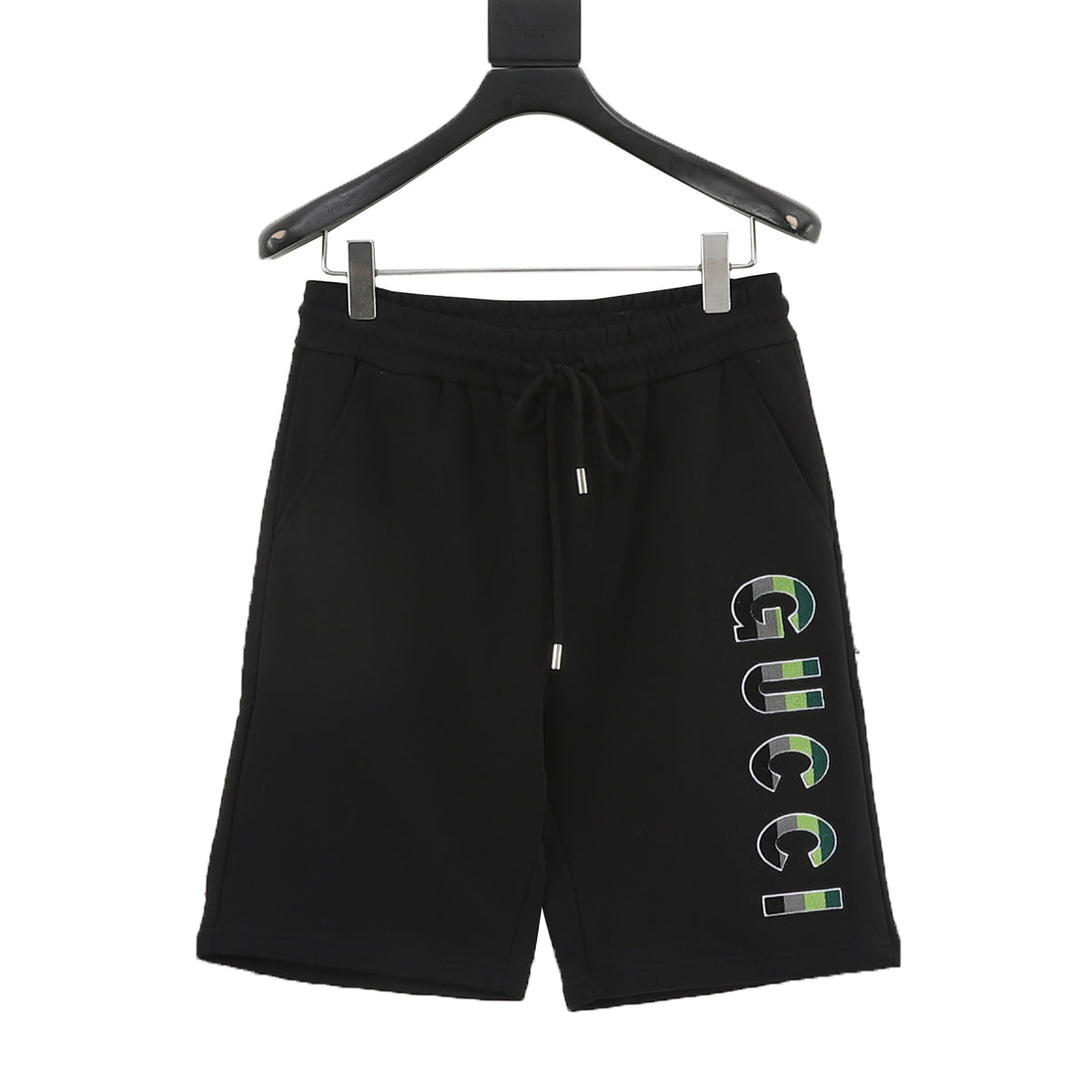 Gucci Letter Embroidered Shorts front view