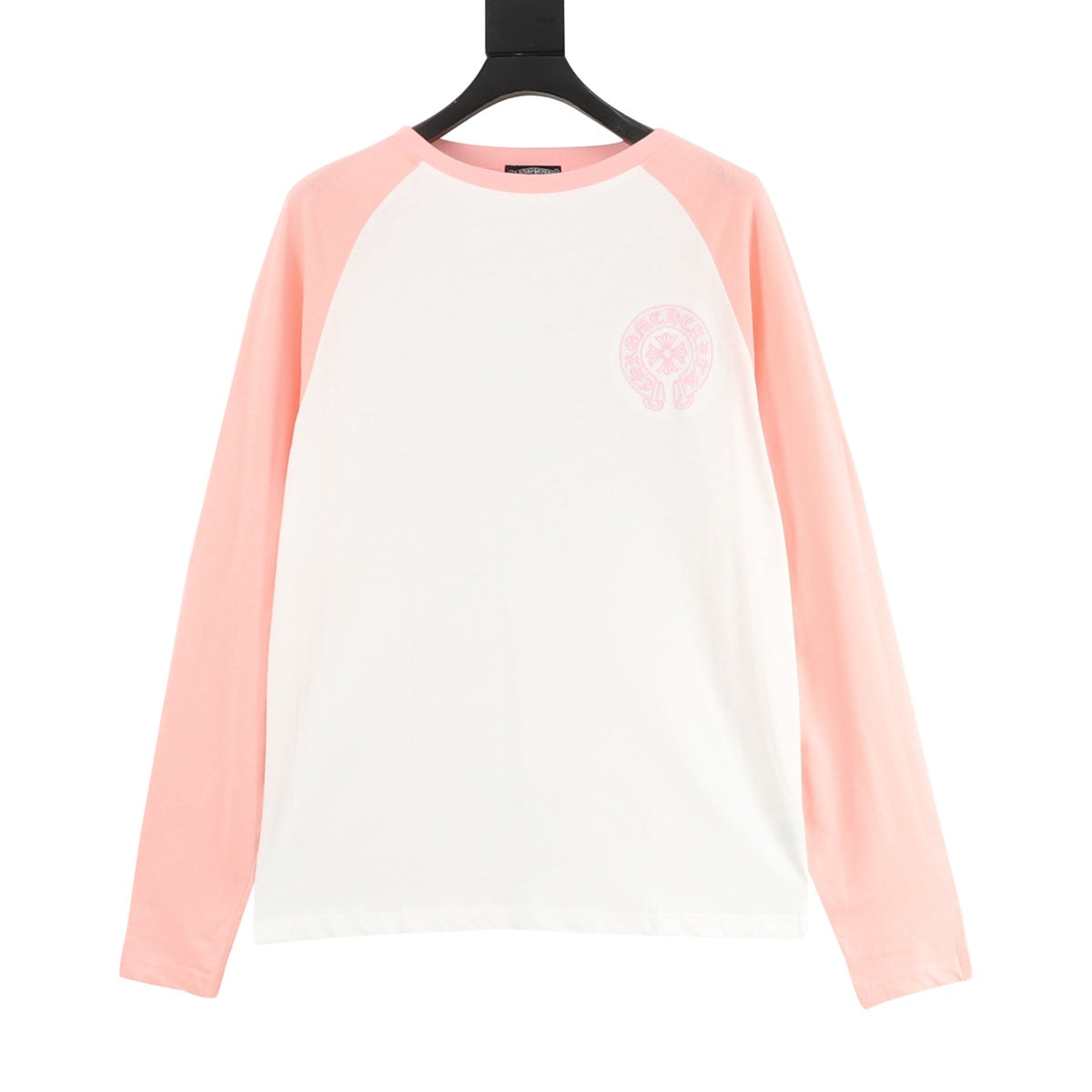 Chrome Hearts Embroidered Horseshoe Panel Long-Sleeve T-Shirt front view