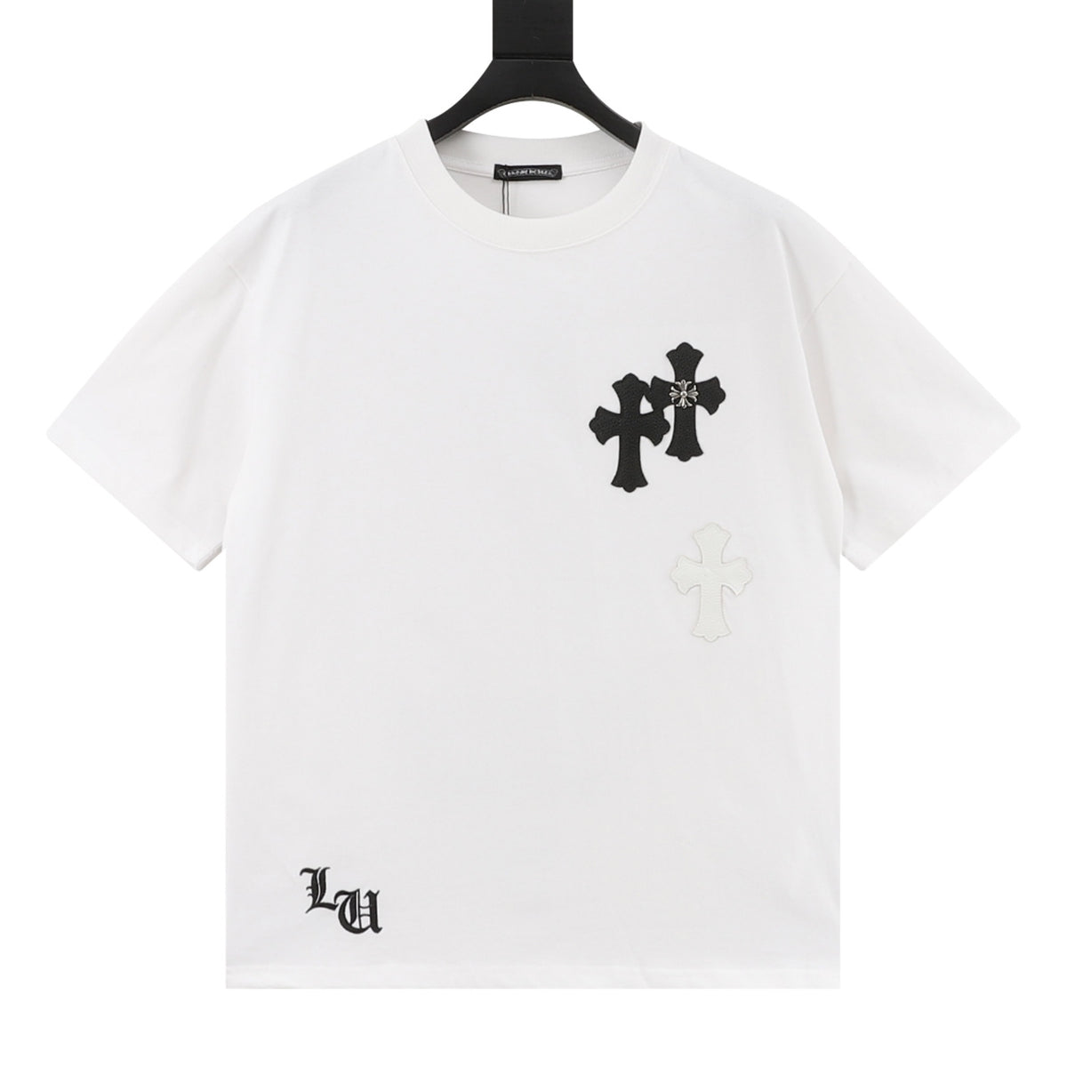 Chrome Hearts Leather-Label Hardware Cross T-Shirt front view