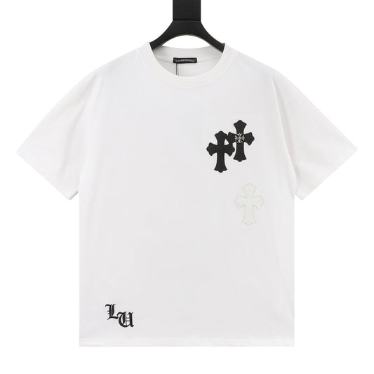 Chrome Hearts Leather-Label Hardware Cross T-Shirt front view