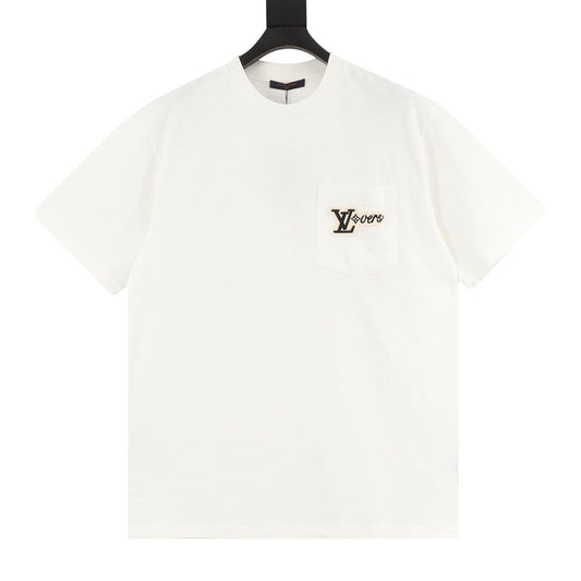 Louis Vuitton Damier Lovers Pocket T-Shirt front view