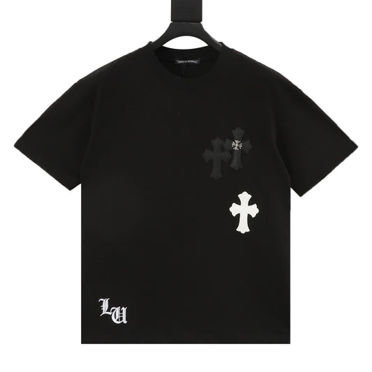 Chrome Hearts Leather-Label Hardware Cross T-Shirt front view