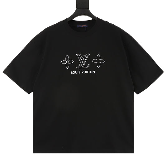 Louis Vuitton Dotted Floral T-Shirt front view
