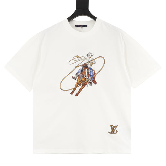 Louis Vuitton Western Graphic T-Shirt front view