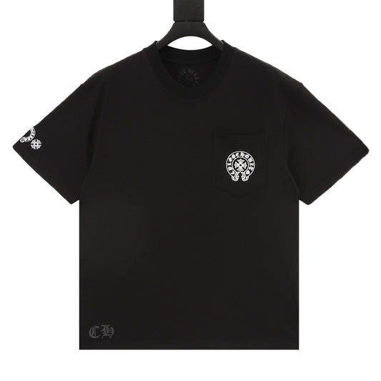 Chrome Hearts Multicolor Cross Print T-Shirt front view