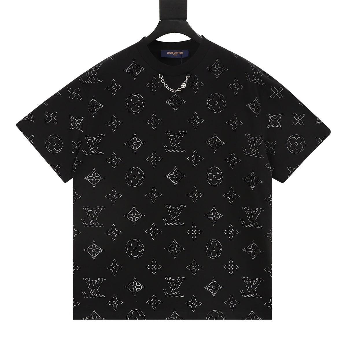 Louis Vuitton All-Over Chain Print T-Shirt front view