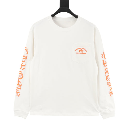 Chrome Hearts Pocket Cross Print Long-Sleeve T-Shirt front view