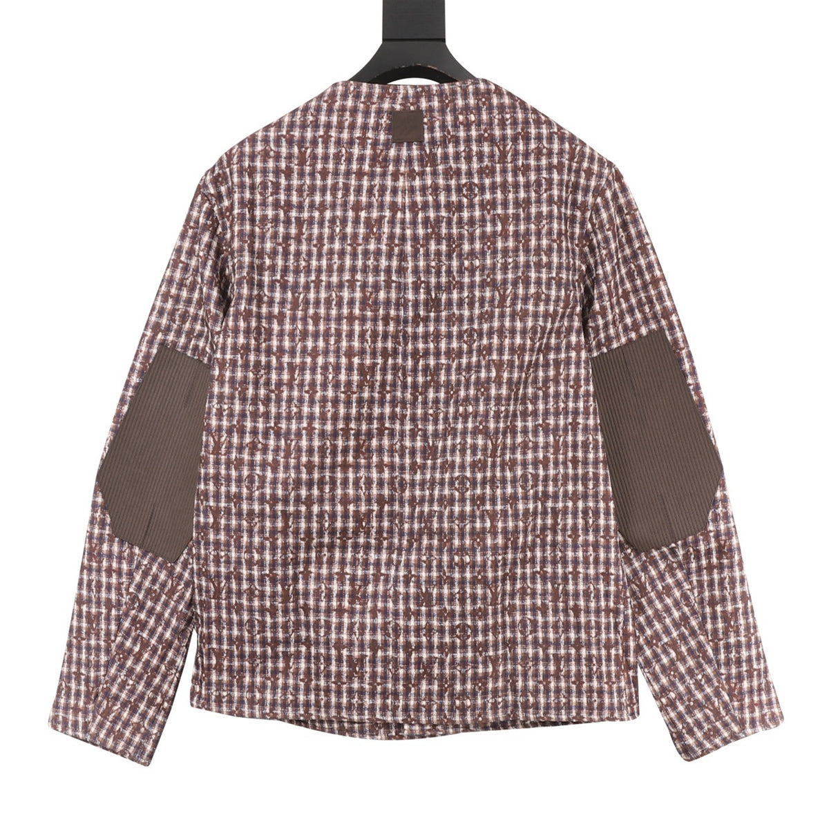 Louis Vuitton Monogram Collarless Tweed Jacket front view
