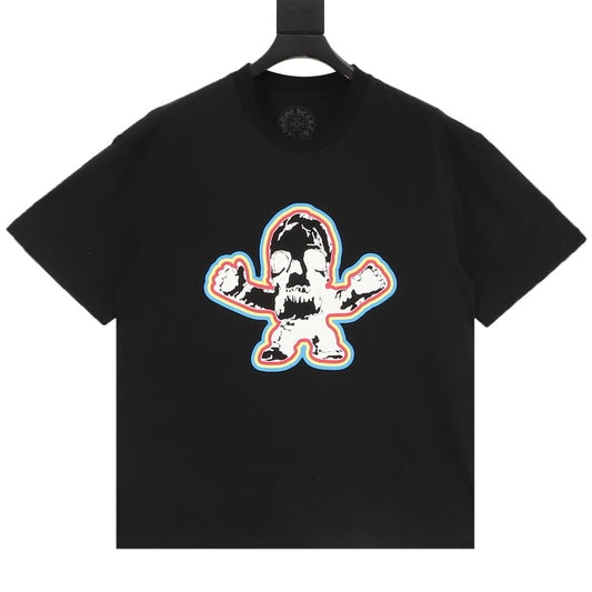 Chrome Hearts Multicolor Skull Figure T-Shirt front view
