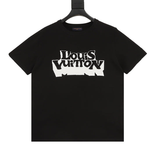 Louis Vuitton Shadow Letter Jacquard Knit T-Shirt front view