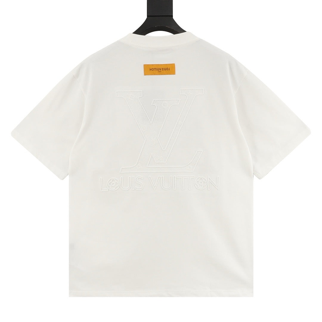 Louis Vuitton Tonal Arch Logo Embroidered T-Shirt product detail 2