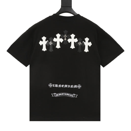 Chrome Hearts Leather-Label Hardware Cross T-Shirt product detail 2