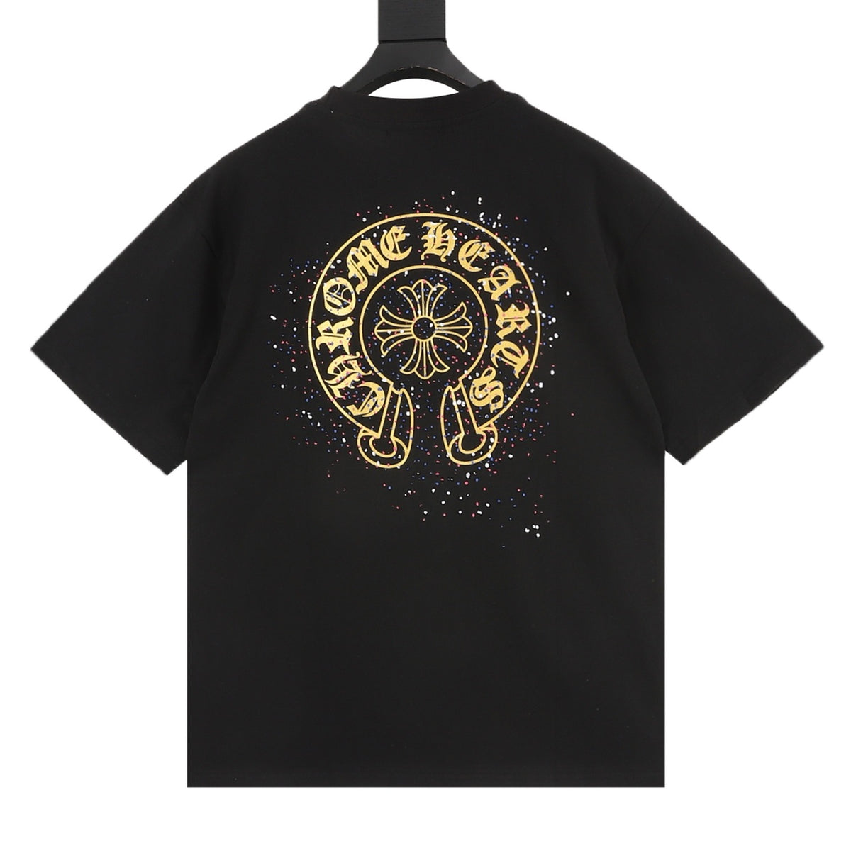 Chrome Hearts Splatter Horseshoe Print T-Shirt product detail 2