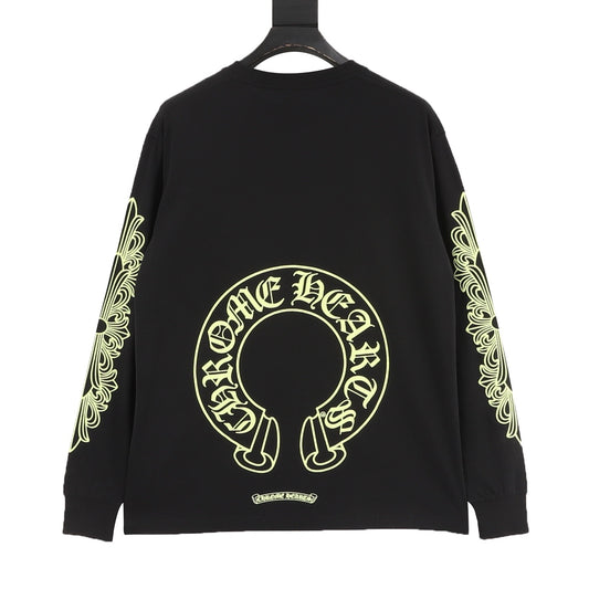 Chrome Hearts Scroll Print Long-Sleeve T-Shirt product detail 2