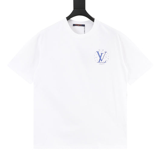 Louis Vuitton Globe Slogan Print T-Shirt product detail 2