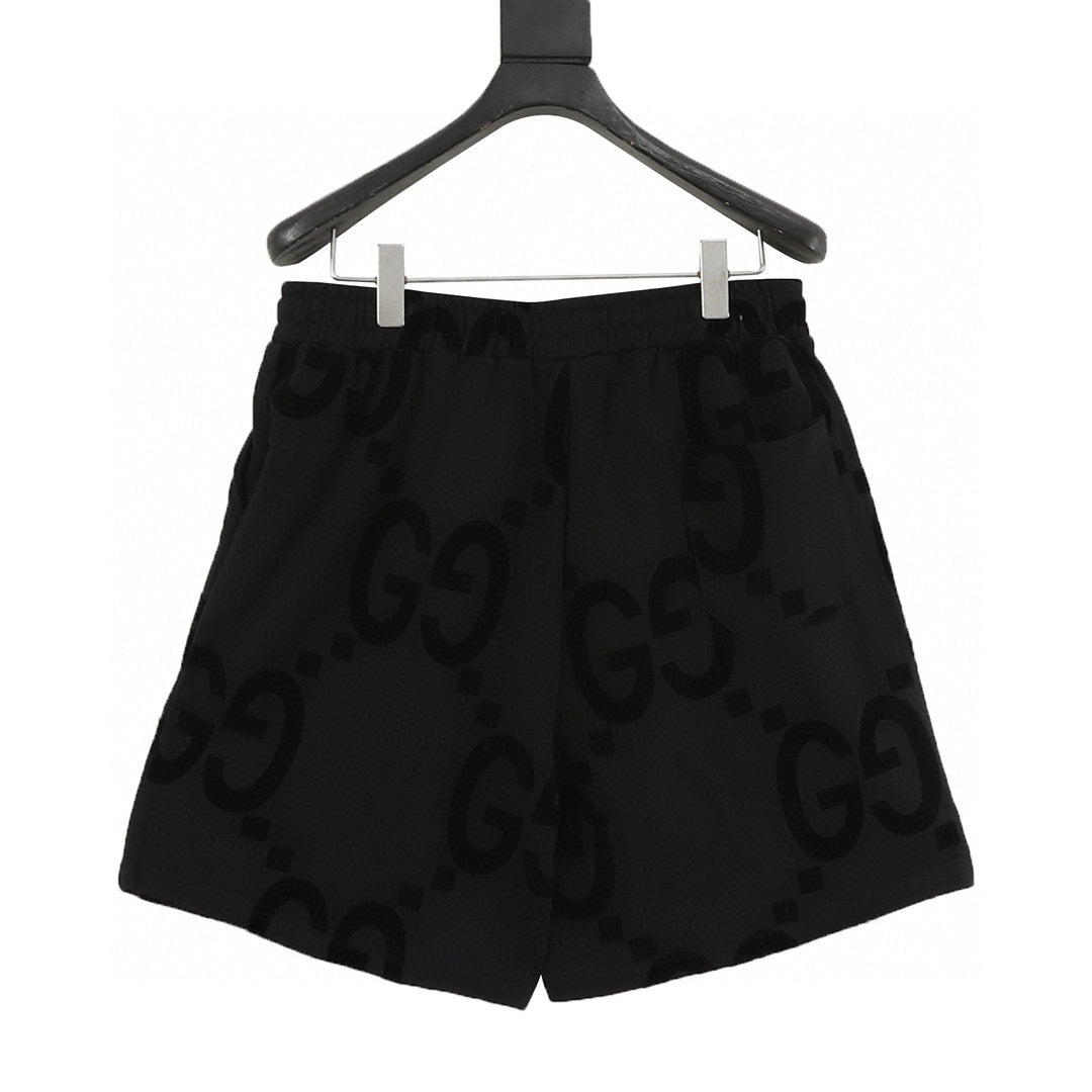 Gucci Tonal Flocked Pattern Shorts product detail 2