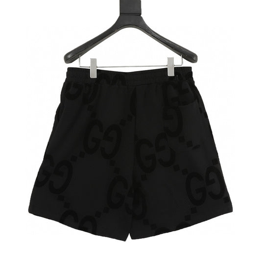 Gucci Tonal Flocked Pattern Shorts product detail 2