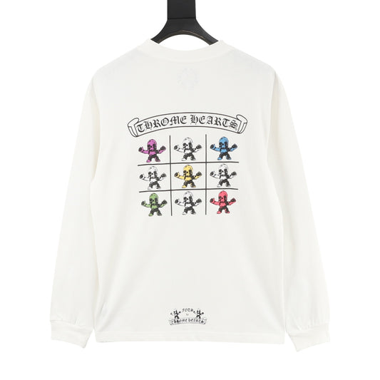 Chrome Hearts Skull Figure Print Long-Sleeve T-Shirt product detail 2