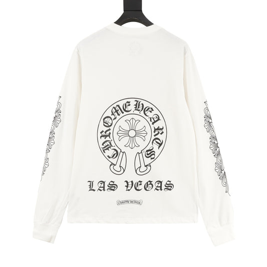 Chrome Hearts Las Vegas Print Long-Sleeve T-Shirt product detail 2