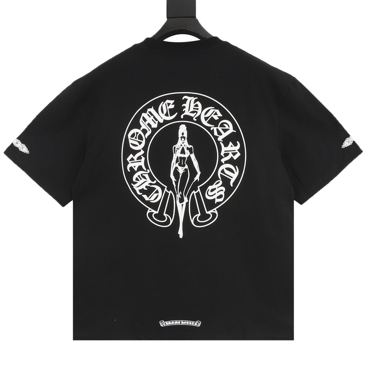Chrome Hearts Woman and Horseshoe Print T-Shirt product detail 2