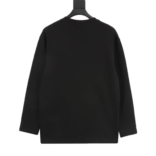 Gucci Embroidered Plaque Long-Sleeve T-Shirt product detail 2