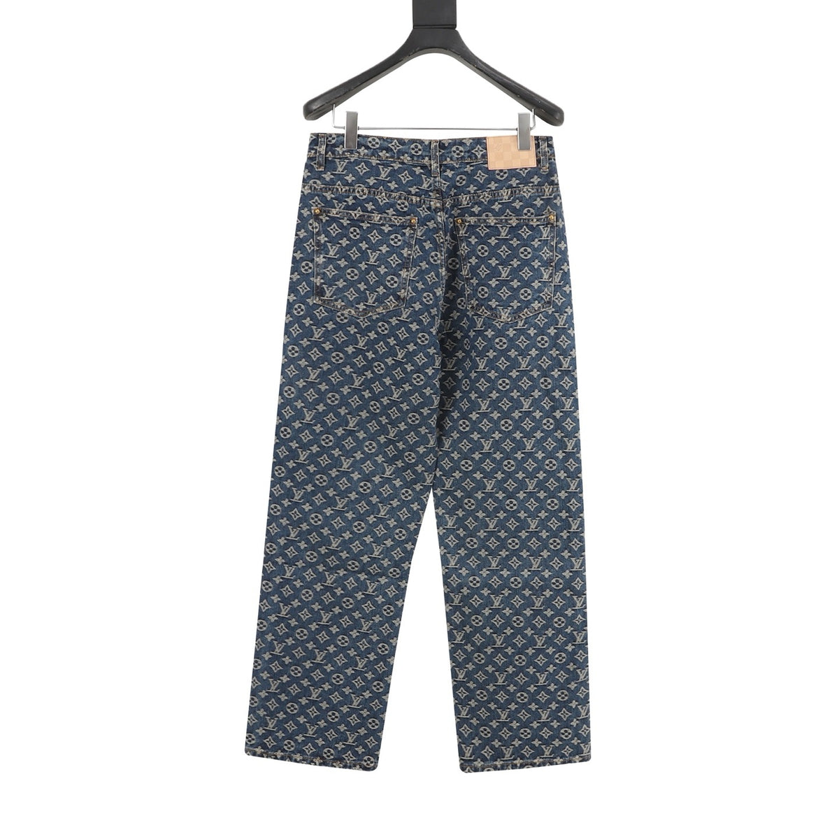 Louis Vuitton Monogram Side-Trim Washed Jeans product detail 2