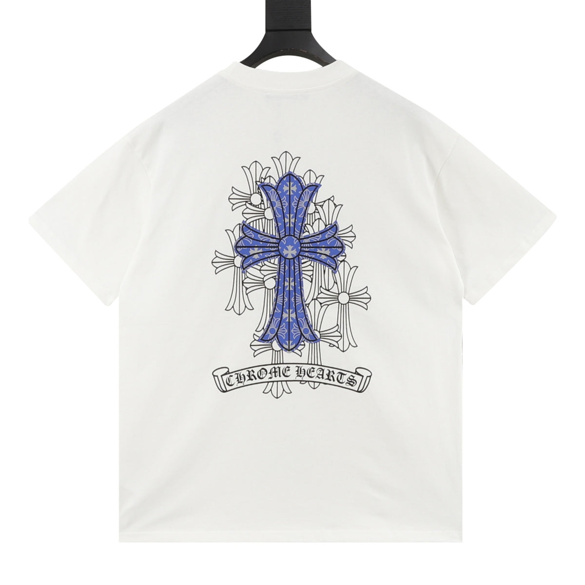 Chrome Hearts Blue Multi-Cross T-Shirt product detail 2