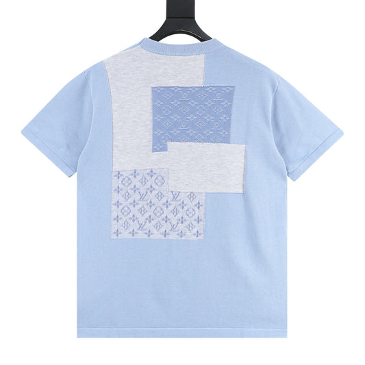 Louis Vuitton Contrast Letter Jacquard Knit T-Shirt product detail 2