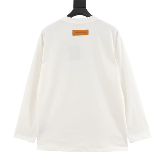 Louis Vuitton Embossed Letter Long-Sleeve T-Shirt product detail 2