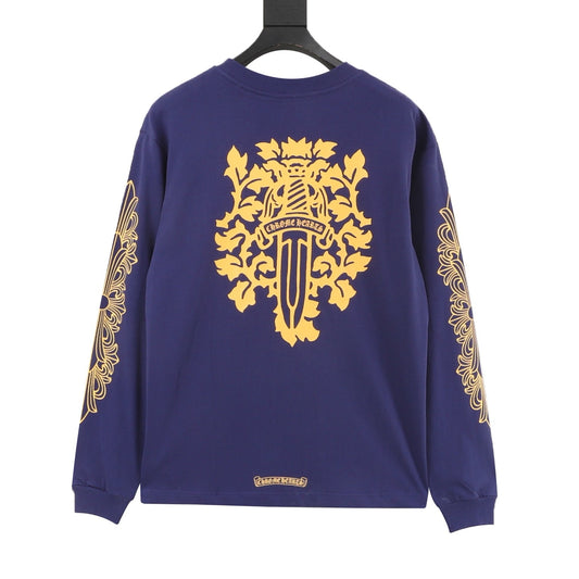 Chrome Hearts Dagger Print Long-Sleeve T-Shirt product detail 2