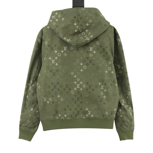 Louis Vuitton Monogram Beaded Hooded Jacket - Black product detail 2