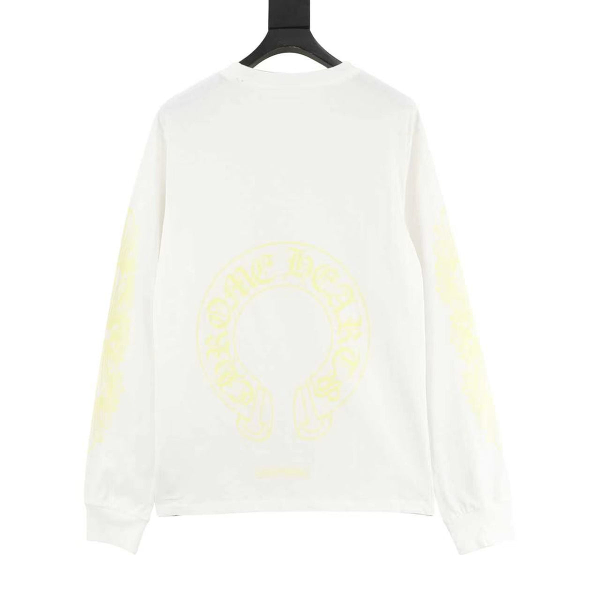 Chrome Hearts Yellow Horseshoe Print Long-Sleeve T-Shirt product detail 2
