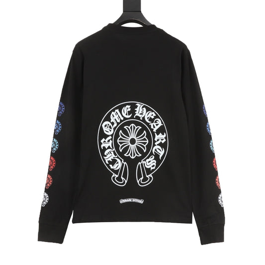 Chrome Hearts Rainbow Graphic Long-Sleeve T-Shirt product detail 2