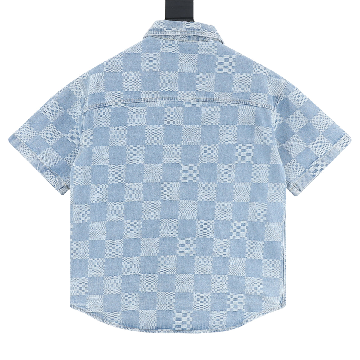 Louis Vuitton Damier Denim Short-Sleeve Shirt product detail 2