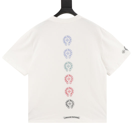 Chrome Hearts Multicolor Cross Print T-Shirt product detail 2