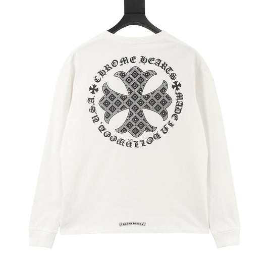 Chrome Hearts Cross Print Long-Sleeve T-Shirt product detail 2